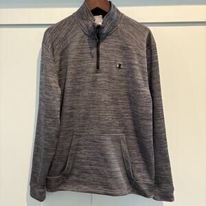 Champion Pullover Mens Large Duofold Warm CTRL‎ Performance 1/4 Zip Sweatshirt